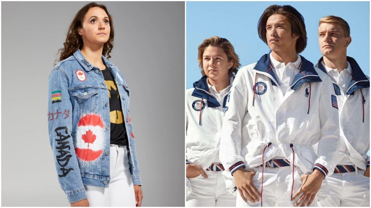 kanada, abd olimpiyat üniformaları