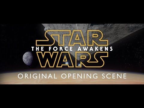 L'animation recrée l'ouverture de Star Wars: The Force Awakens qui n'a jamais été faite