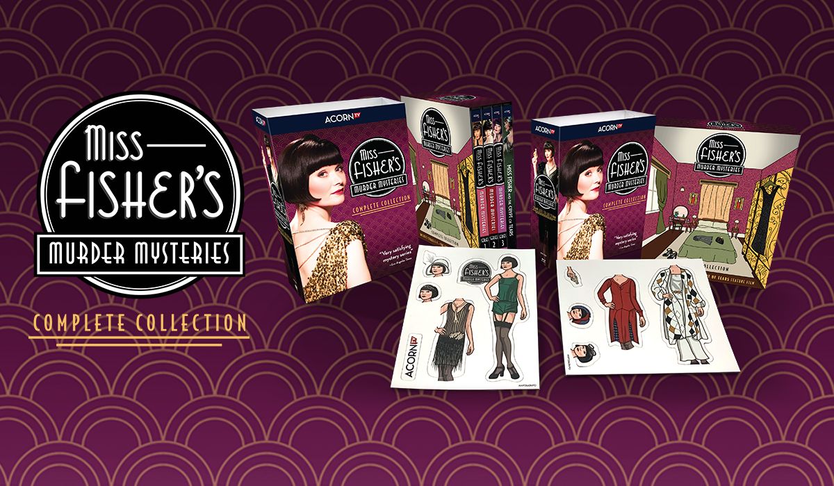 Miss Fisher's Murder Mysteries Complete Collection řeší vaše potřeby na sváteční dárky