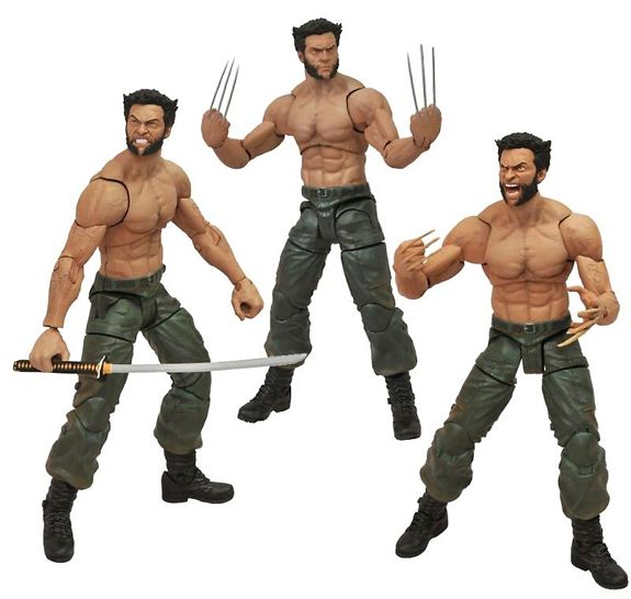 Hugh Jackman se Wolverine-aksiefiguur vang sy gevormde voorkop perfek vas