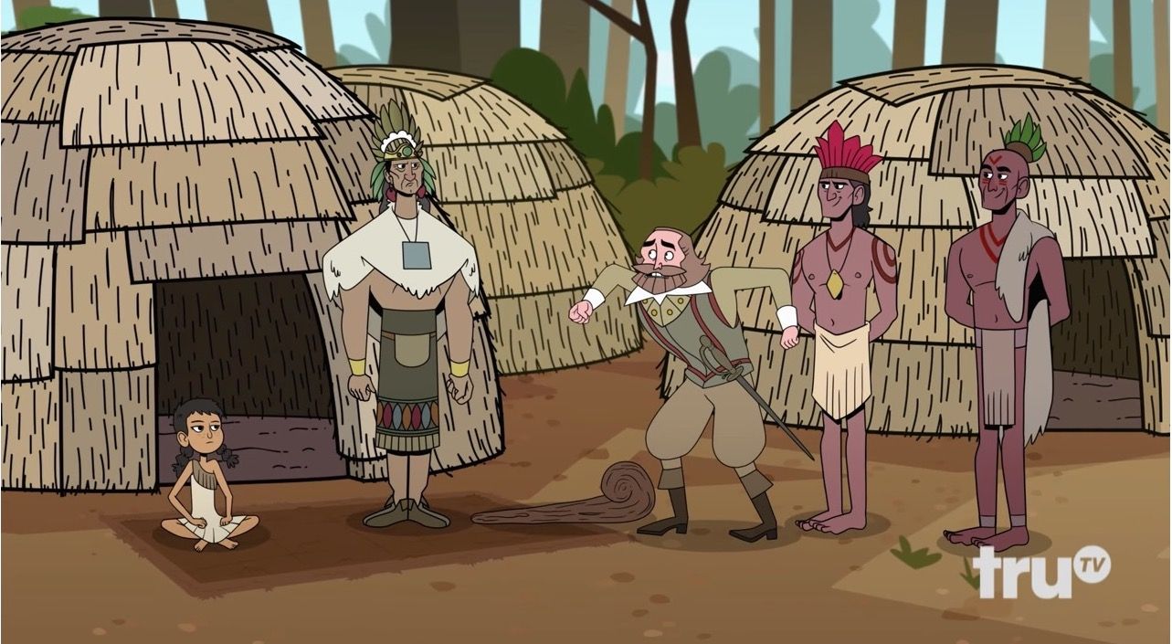 EXKLUSIVT: Adam förstör allt förklarar varför John Smith var dålig kille i Pocahontas