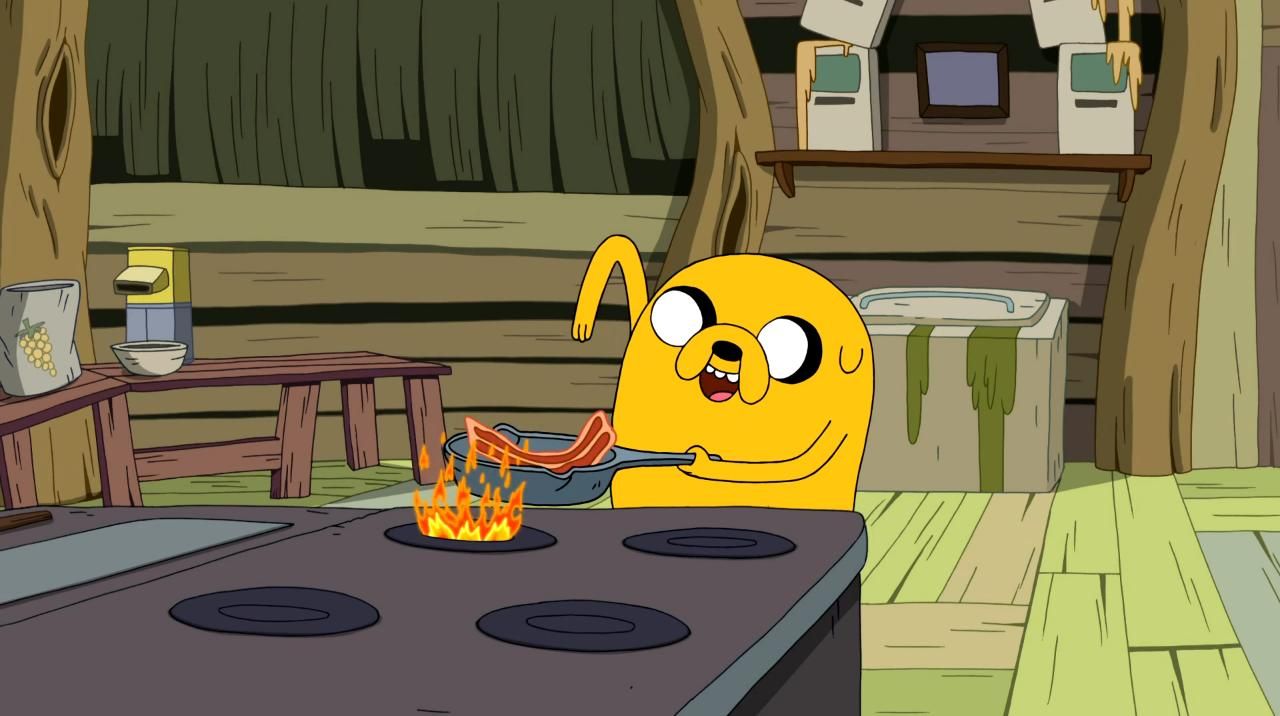 La synchronisation des lèvres de Hugh Jackman avec la chanson Bacon Pancakes d'Adventure Time Is Everything
