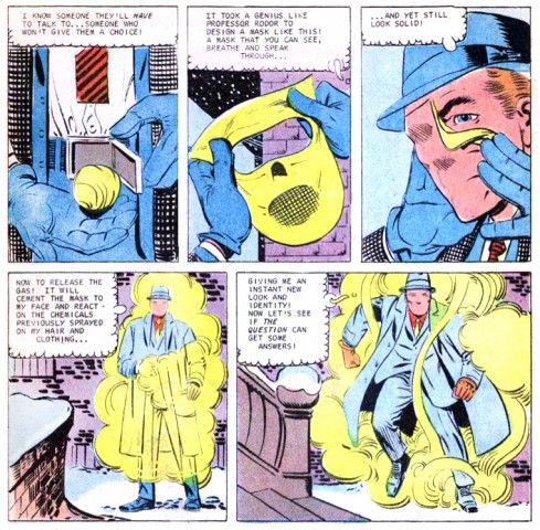 Ditko Question Vic Sage Disguise