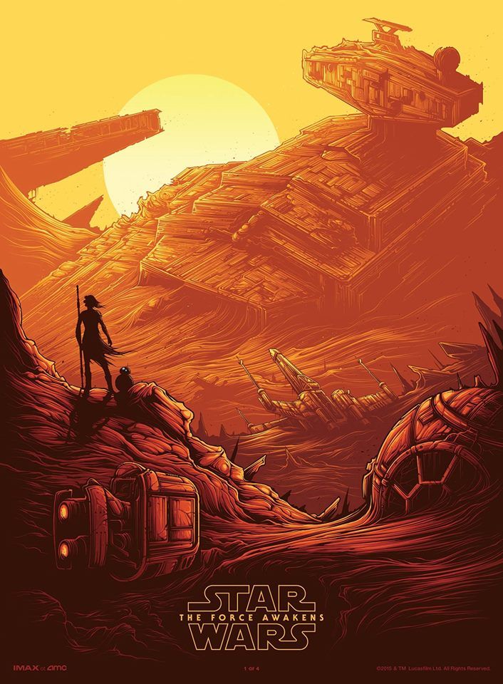 Divadla AMC odhalují promo plakát IMAX The Force Awakens