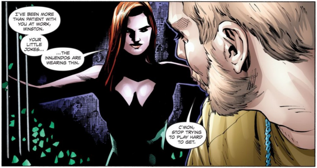 אחרי ש- DC הפכה את אדי ברגנזה לעורך קיסוס הרעלים, איימי צ'ו הוסיפה סצינה בה קיסוס הורג טורף מיני