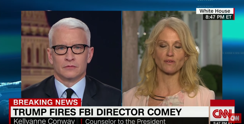 Gurl Bye: Kellyanne Conway kaller Anderson Cooper's Eye Roll Sexist, og vi ønsker alle at hun gikk tilbake i skjul