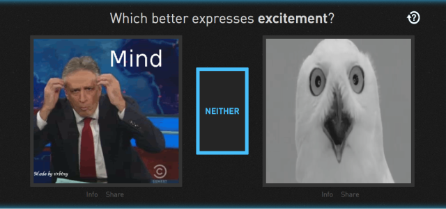 Atenció a Internet: Voteu quins GIFS millor emoció expressa