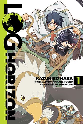 Log Horizon Vol 1 manga borító - Yen Press