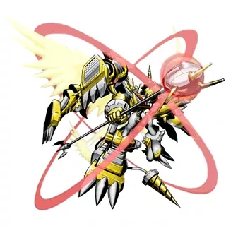   Shoutmon X7F Modo Superior de Digimon Xros Wars.