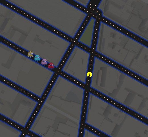 O Google Maps vai transformar qualquer rua em um nível jogável de Pac-Man