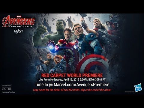 Assista The Avengers: Age of Ultron Red Carpet Stream ao vivo aqui
