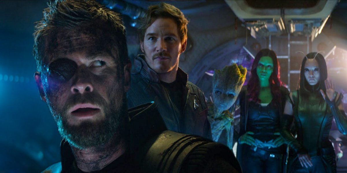 Marvel het die Infinity War Scene onthul waar Thor die voogde ontmoet