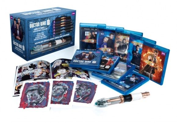 BBC Releasing Doctor Who Seasons 1-7 Blu-Ray Set z Sonic Screwdriver Remote!