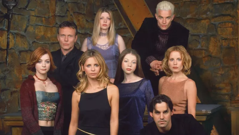 Sarah Michelle Gellar bespreekt 'Buffy's 'Extreem giftige mannelijke set