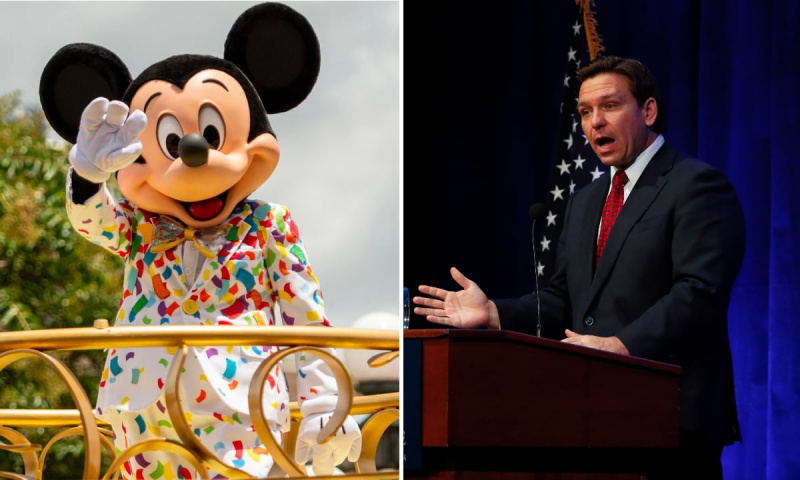 Ron DeSantis는 Disney World 옆에 감옥을 짓겠다고 위협하고 있습니다.