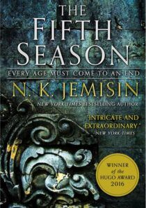 Bogomslag til The Fifth Season af N.K. Jemisin