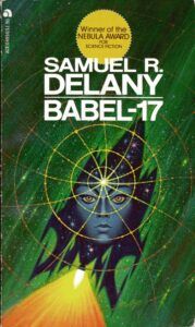 Copertina di libru per Babel-17 da Samuel Delany