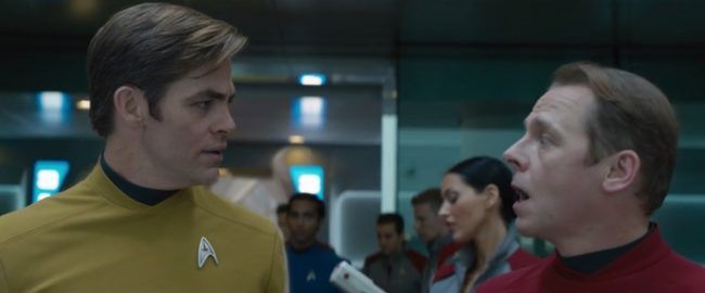 Star Trek-ek Blu-ray-etik haratago ezabatutako eszena erakusten du Kirk-ek ez luke inoiz sartuko zure hitzorduan