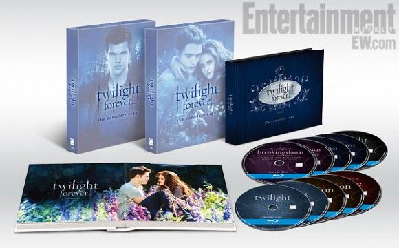 A saga cumpleta di Twilight Blu-Ray hè inspiegabilmente senza scintillii