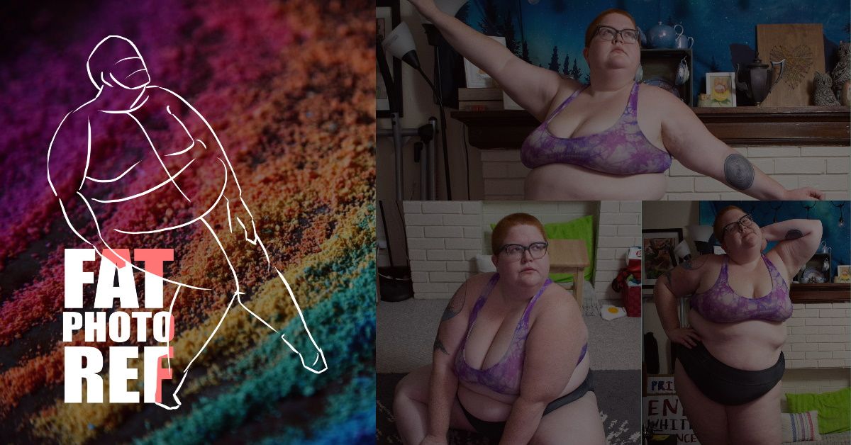 有一个胖照片参考网站，我无法表达作为一个胖女人的快乐