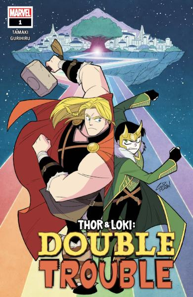   Coperta lui Thor și Loki: Double Trouble.