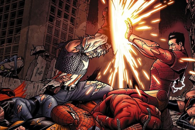 Capitán América contra Iron Man
