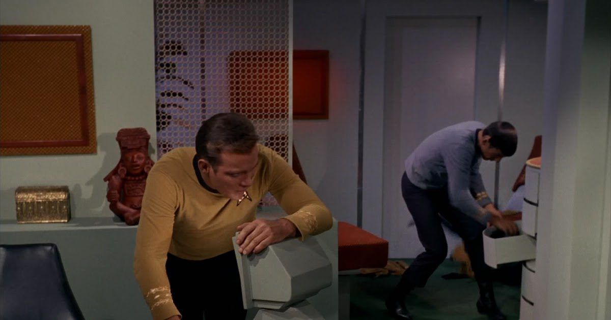 Enterprise'da Kirk ve Spock