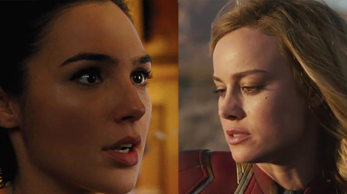 Captain Marvel vs Wonder Woman: vous agissez tous de la même manière que vous l'avez fait en 2017