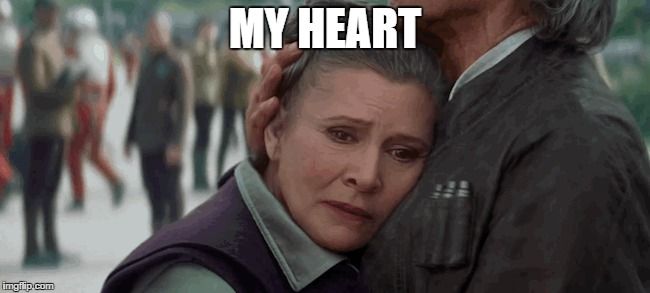 يتضمن Last Jedi إهداءًا لـ Carrie Fisher ، في حال كنت تعتقد أن هذا الفيلم لن يدمرك تمامًا
