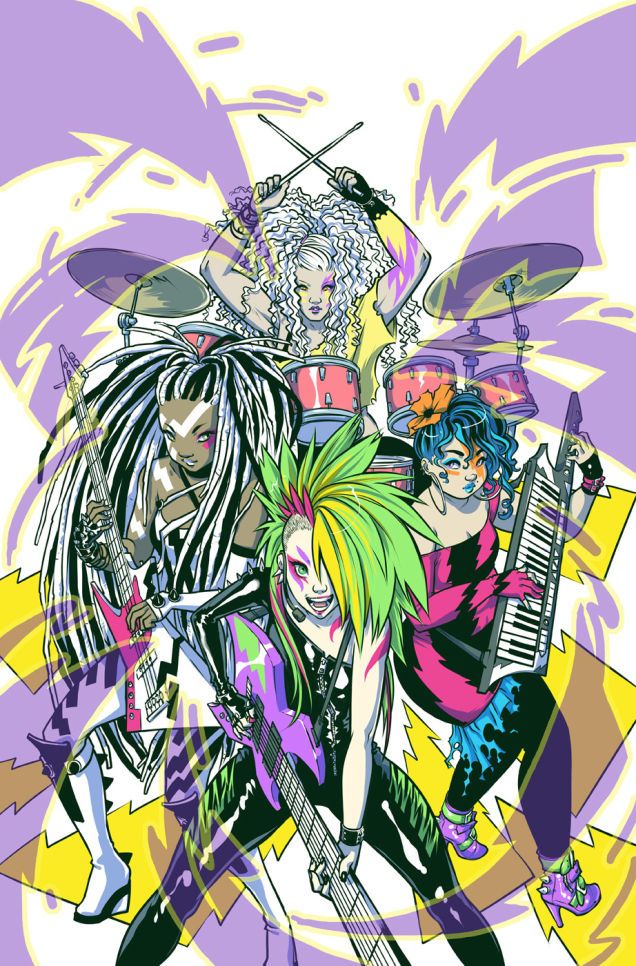 The Misfits Look Rad as Hell In IDW's Jem and the Hologram Comic