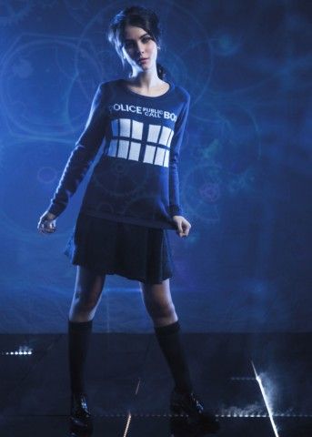 Doctor Who TARDIS Stickad