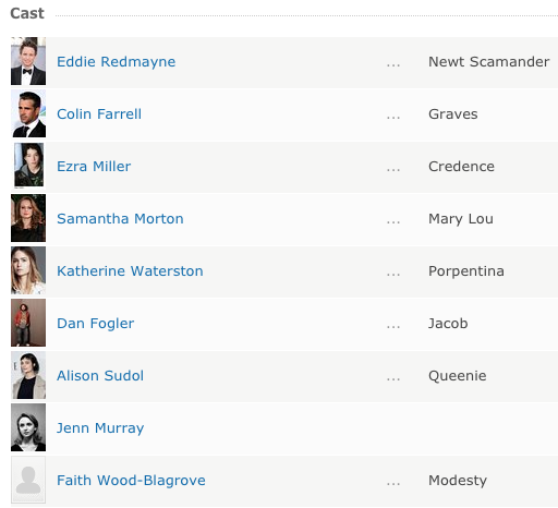 Fantastic Beasts IMDb