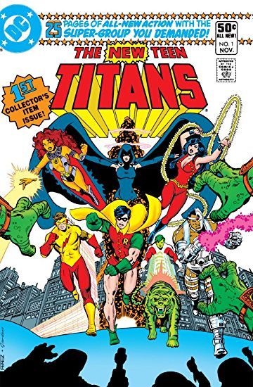 Yeni Teen Titans çizgi roman kapağı.
