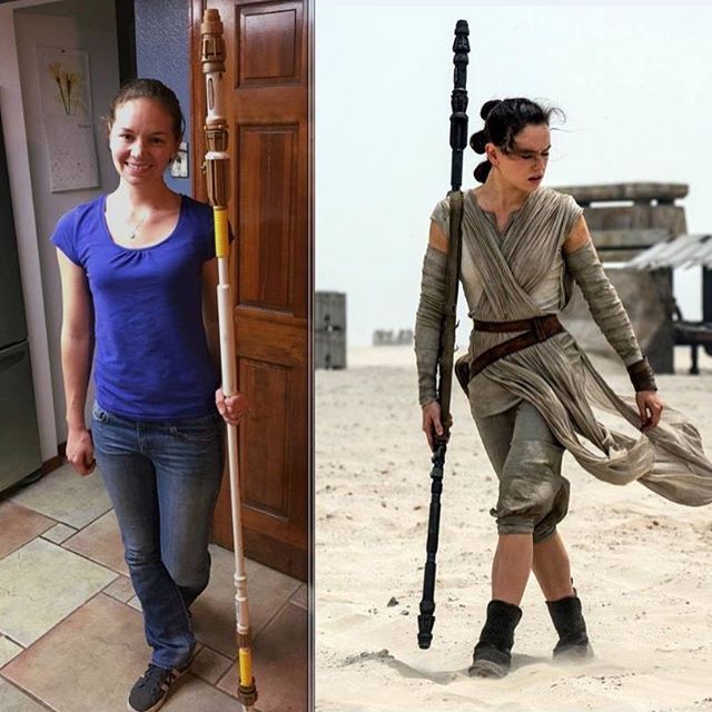Star Wars: Force Awakens에서 Rey의 지팡이를 만드는 코스플레이어 가이드