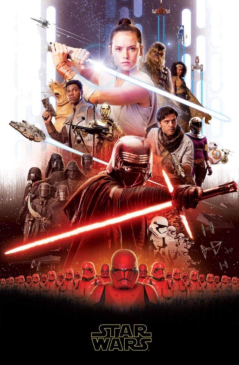 Plakát se zbožím Star Wars Episode IX