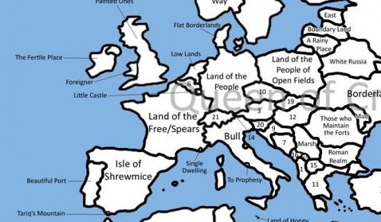 Landnaam Etymologieën wereldwijd in kaart gebracht
