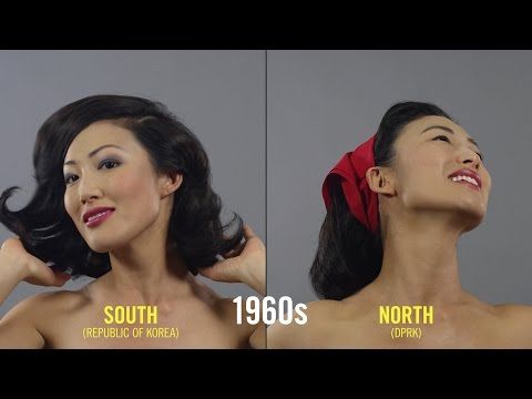 La serie 100 años de cabello y maquillaje echa un vistazo a las modas de Corea del Norte y del Sur