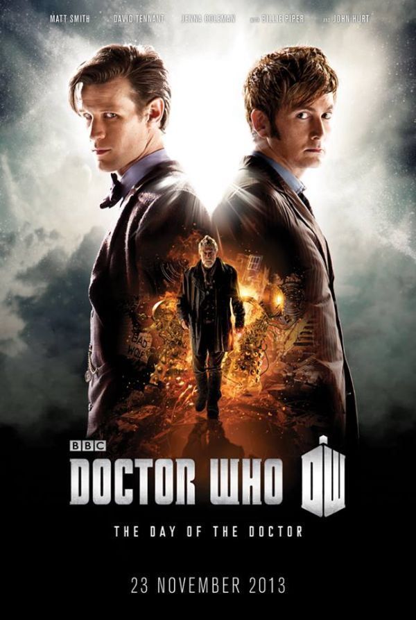 50. Yıl Dönümü Posteri Ortaya Çıkan Doctor Who, Öne Çıkan John Hurt'u Öneriyor