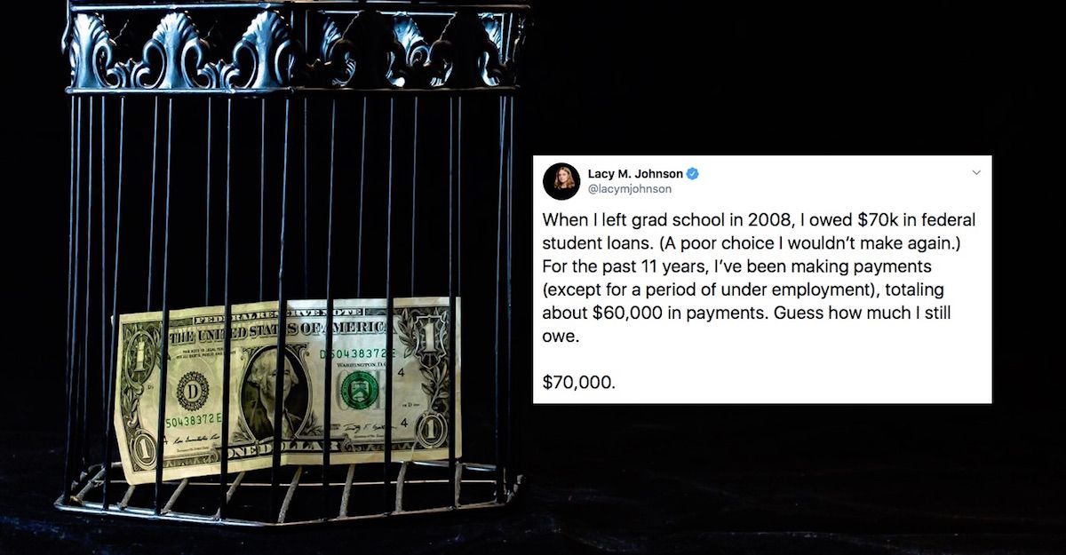 Denne virale Twitter-tråden om umuligheten av å betale tilbake studentlån er skremmende