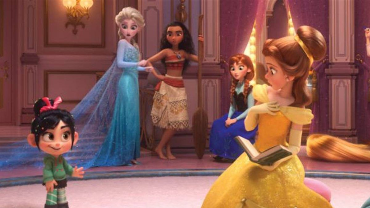 Išplėstinis Ralfas pertraukia interneto įrašą ir suteikia daugiau „Disney Princess“ gerumo
