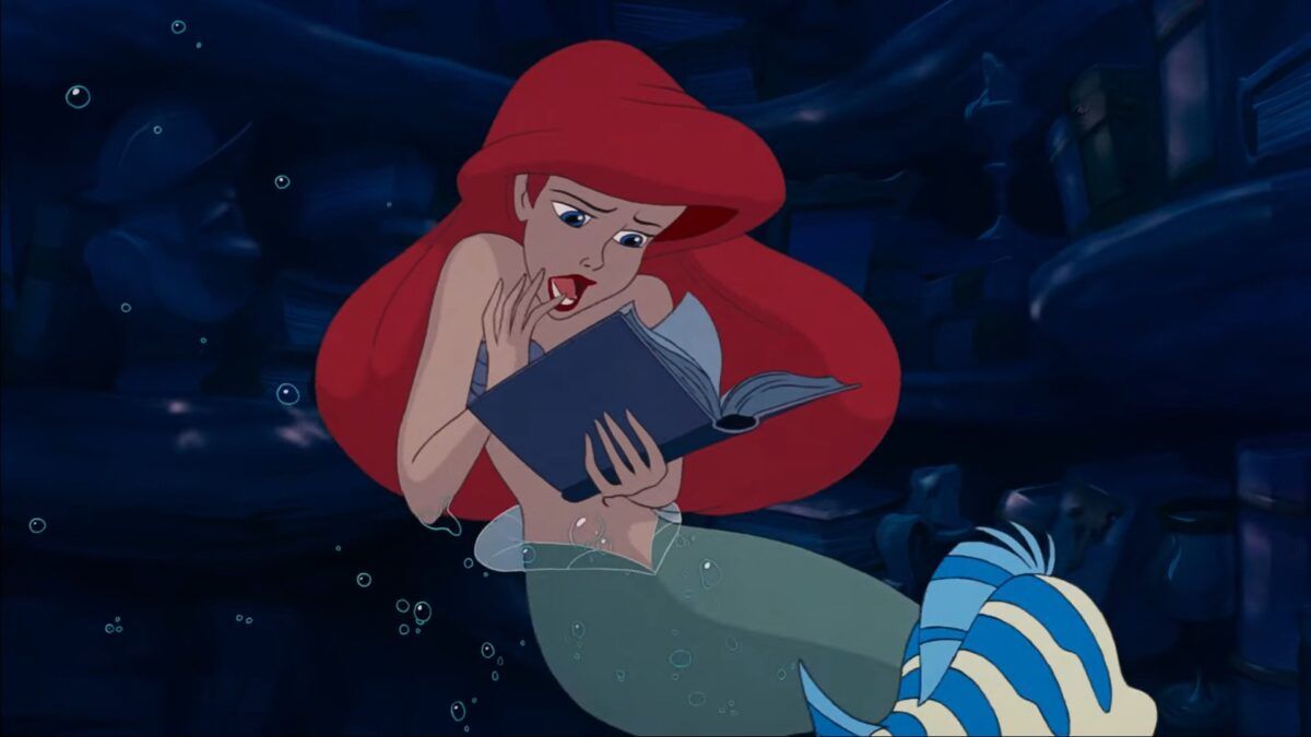 Preiskava: Ali bi lahko Ariel iz male sirene brala in pisala?