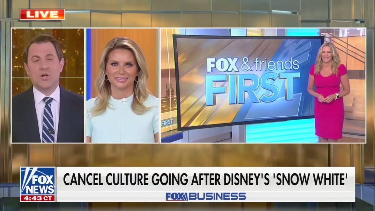 Fox News се опитва да предизвика възмущение от новото пътуване на Снежанка в Дисниленд