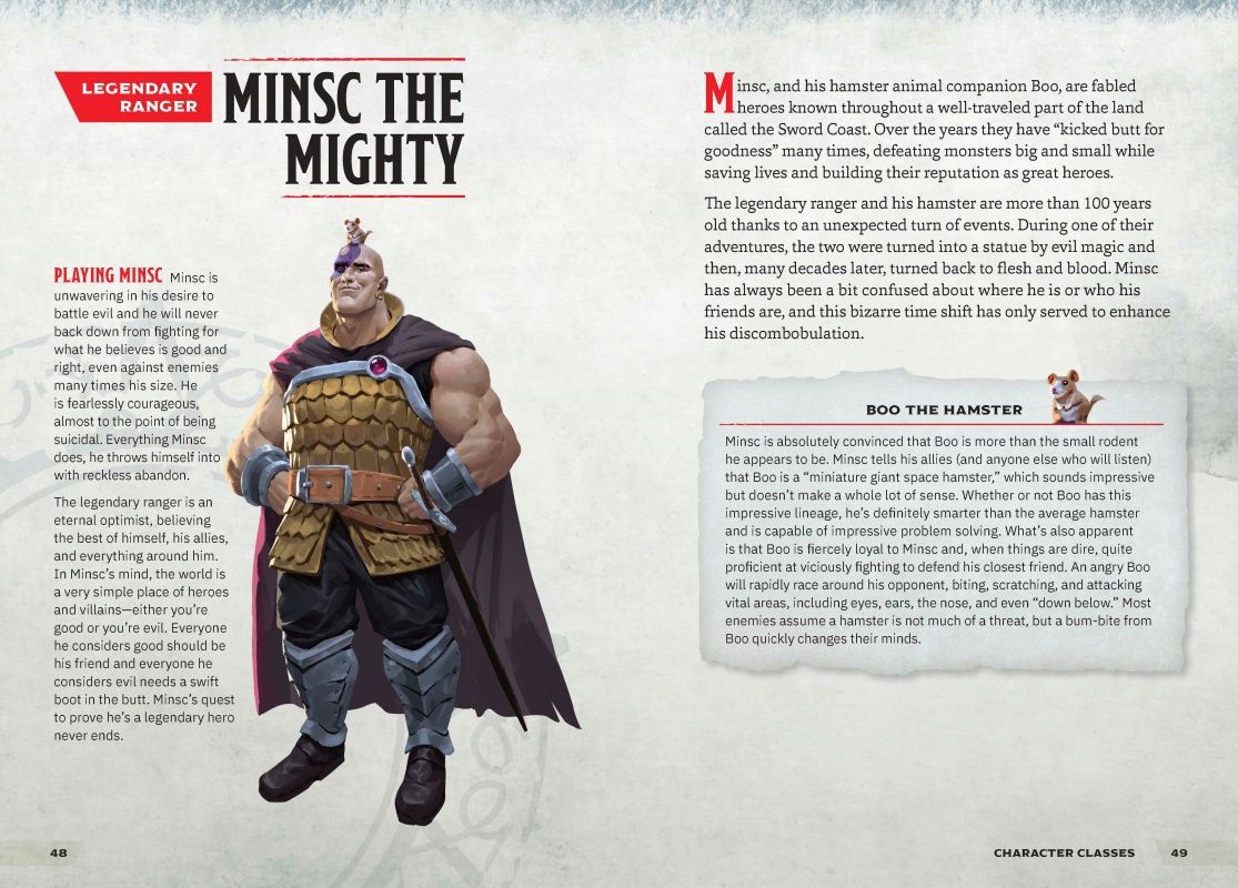 Minsc Warriors D&D pošasti in bitja + bojevniki in orožje