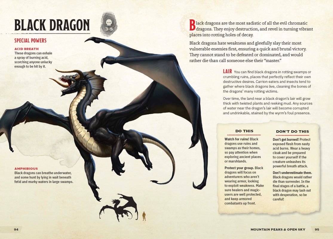 Monstros e criaturas do Black Dragon D&D + guerreiros e armas