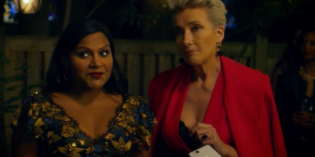 Is Comedy Gold in Late Night Trailer iad Mindy Kaling agus Emma Thompson
