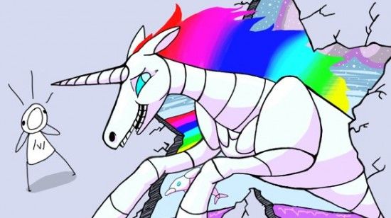 Robot Unicorn Attack se Erasure Song Sparks a New Meme