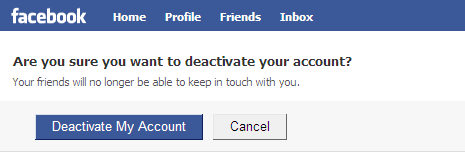 Las cuentas de Facebook desactivadas se pueden usar para espiar desde las sombras