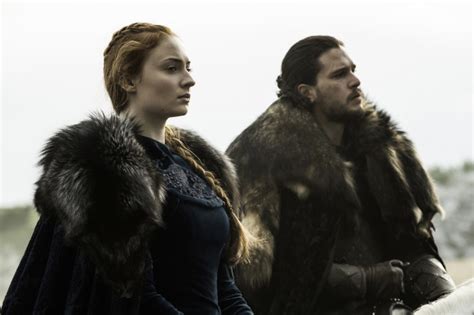 Jon e Sansa jogo dos tronos