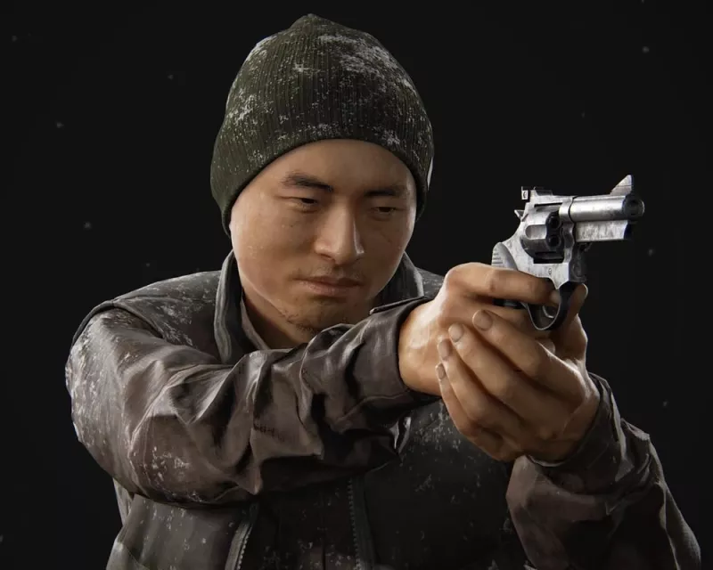  Nick sosteniendo una pistola en'The Last of Us Part 2'