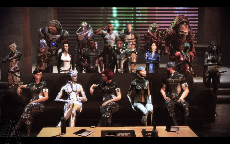   Mass Effect 3 citadel DLC görüntüsü.